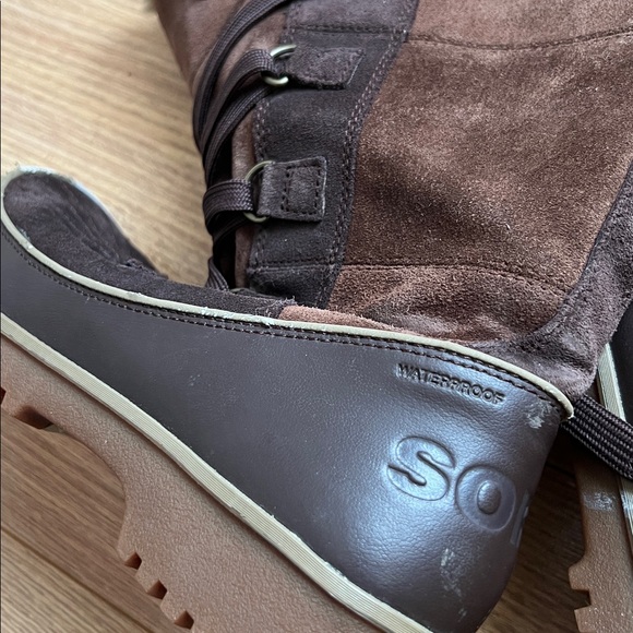 Sorel Women's Tivoli High II Brown Lace Up Boots Size 8 - Picture 5 of 10